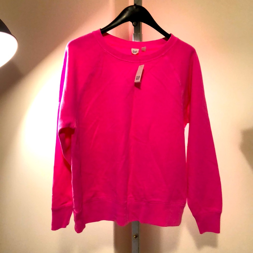 Gap Sweatshirt - Brand New - Hot Pink - Small